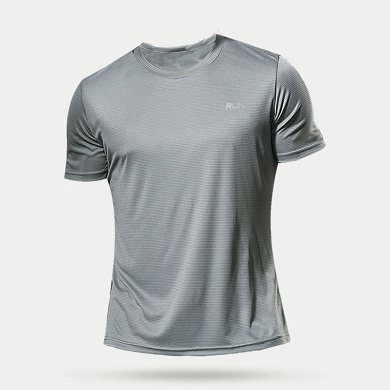Summer Sport Gym T Shirt Men Quick Dry Running Bodybuilding Shirts Men Short Sleeve Fitness Tops Oversized Brazil T-Shirt Jersey