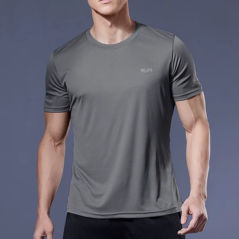 Summer Sport Gym T Shirt Men Quick Dry Running Bodybuilding Shirts Men Short Sleeve Fitness Tops Oversized Brazil T-Shirt Jersey