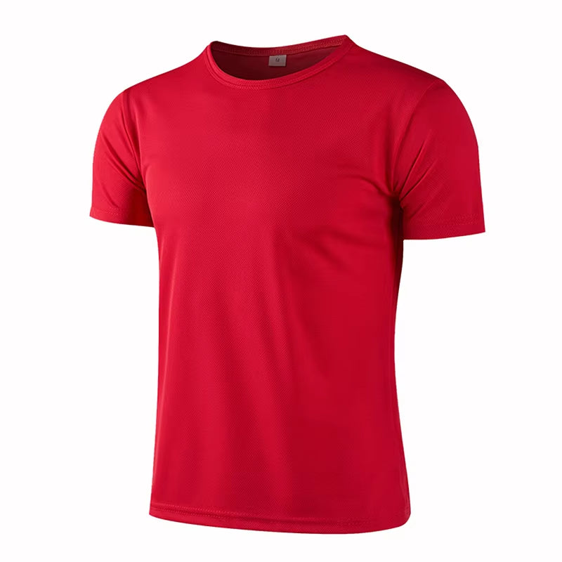 Multicolor Quick Dry Short Sleeve Sport T Shirt Gym Jerseys Fitness Shirt Trainer Running T-Shirt Men'S Breathable Sportswear