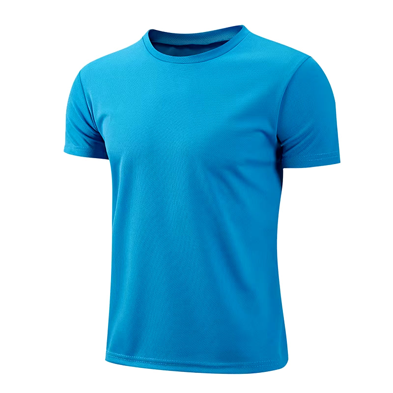 Multicolor Quick Dry Short Sleeve Sport T Shirt Gym Jerseys Fitness Shirt Trainer Running T-Shirt Men'S Breathable Sportswear