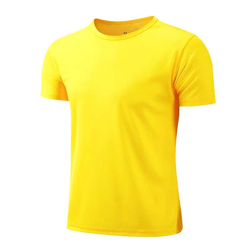 Multicolor Quick Dry Short Sleeve Sport T Shirt Gym Jerseys Fitness Shirt Trainer Running T-Shirt Men'S Breathable Sportswear