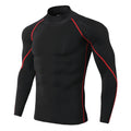 Men Sport T-Shirt Quick Dry Bodybuilding Running Shirt Long Sleeve Compression Top Gym T Shirt Men Fitness Tight Rashgard